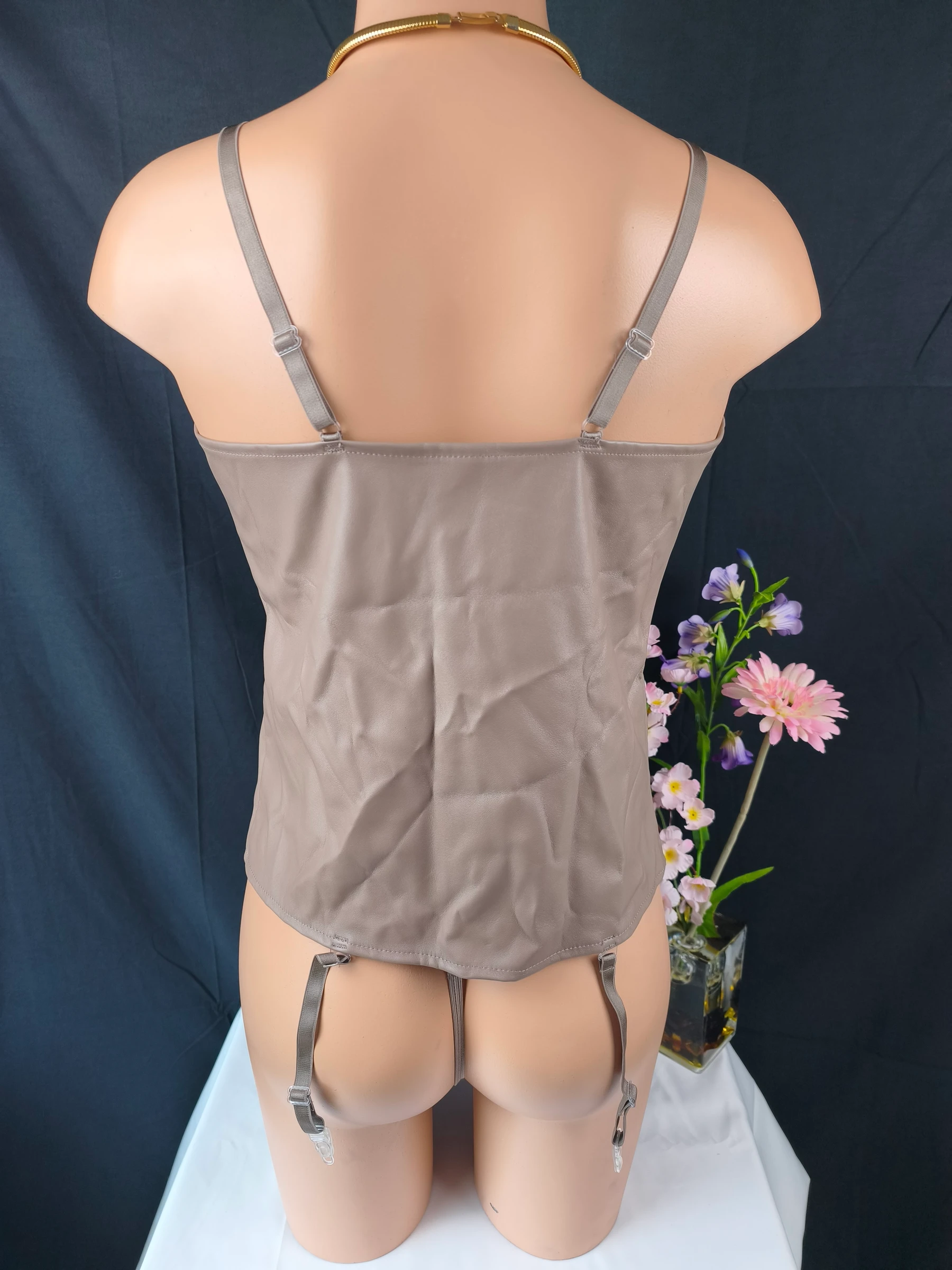 Conjunto de 2 piezas tipo cuero Taupe – Nuevo Talla L/XL – photo 7